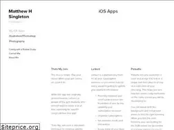 Sites similar to matthewhsingleton.com