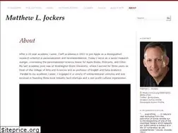 Sites similar to matthewjockers.net