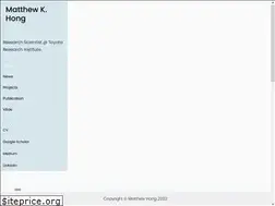 Sites similar to matthewkhong.com