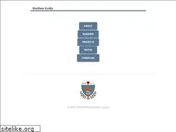 Sites similar to matthewkudija.com