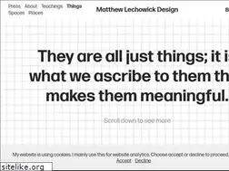 Sites similar to matthewlechowick.com