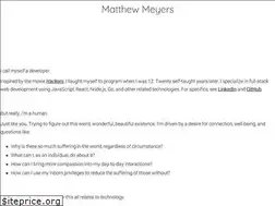Sites similar to matthewmeye.rs