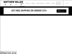 Sites similar to matthewmillerskin.com