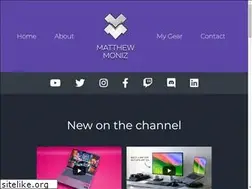 Sites similar to matthewmoniz.com