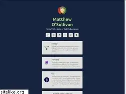 Sites similar to matthewosullivan.com