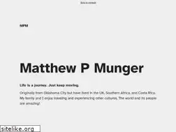 Sites similar to matthewpmunger.com