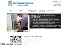 Sites similar to matthewsappliance.com