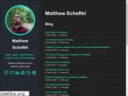 Sites similar to matthewscheffel.com