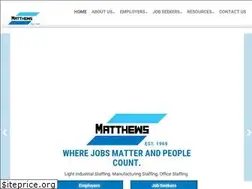 Sites similar to matthewsemploys.com