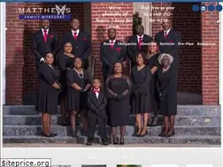 Sites similar to matthewsfamilymortuary.org