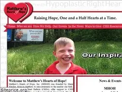 Sites similar to matthewsheartsofhope.org