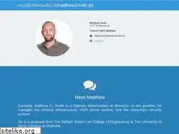 Sites similar to matthewsmithit.com