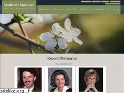 Sites similar to matthewsmortuary.com