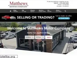 Sites similar to matthewsmotorcompany.com