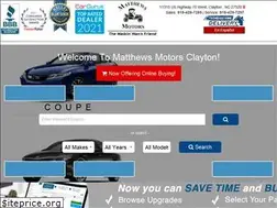 Sites similar to matthewsmotorsclayton.com