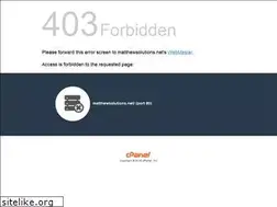 Sites similar to matthewsolutions.net