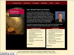 Sites similar to matthewspatentlaw.com