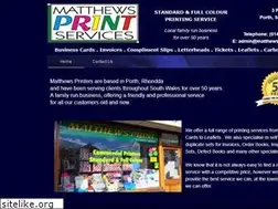 Sites similar to matthewsprint.co.uk