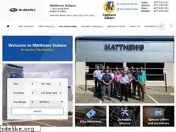 Sites similar to matthewssubaru.com