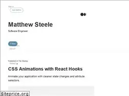 Sites similar to matthewsteeleonline.medium.com