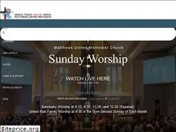Sites similar to matthewsumc.org