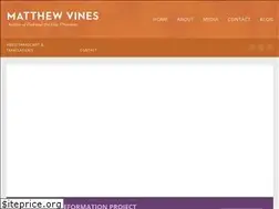 Sites similar to matthewvines.com