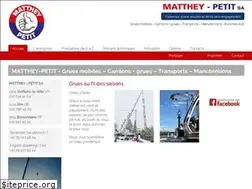 Sites similar to matthey-petit.ch