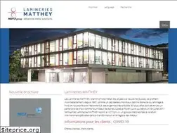 Sites similar to matthey.ch
