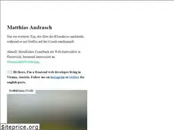 Sites similar to matthias-andrasch.eu