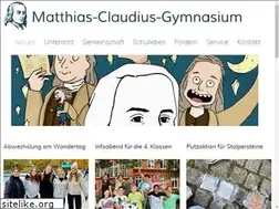 Sites similar to matthias-claudius-gymnasium.de