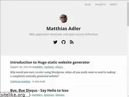 Sites similar to matthiasadler.info