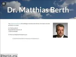 Sites similar to matthiasberth.com
