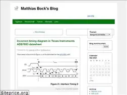 Sites similar to matthiasbock.net