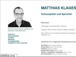 Sites similar to matthiasklages.de