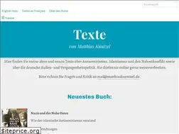 Sites similar to matthiaskuentzel.de