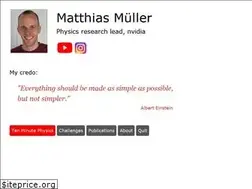 Sites similar to matthiasmueller.info