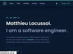 Sites similar to matthieu-locussol.com