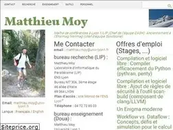 Sites similar to matthieu-moy.fr