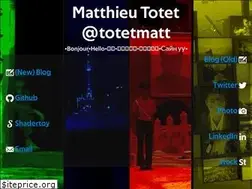Sites similar to matthieu-totet.fr