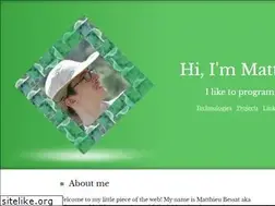 Sites similar to matthieubessat.fr