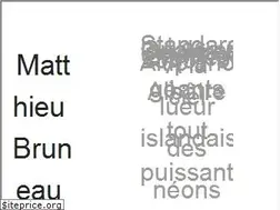 Sites similar to matthieubruneau.com