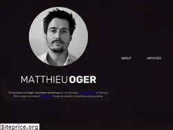 Sites similar to matthieuoger.com