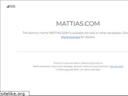 Sites similar to mattias.com