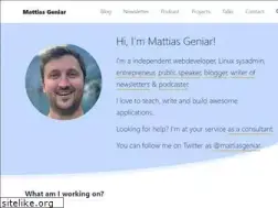 Sites similar to mattiasgeniar.be
