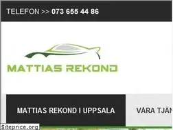 Sites similar to mattiasrekond.se
