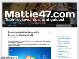 Sites similar to mattie47.com
