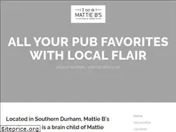 Sites similar to mattiebs.com