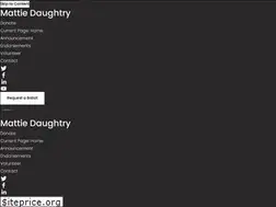 Sites similar to mattiedaughtry.com