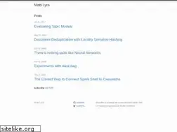 Sites similar to mattilyra.github.io