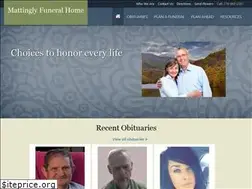 Sites similar to mattinglyfuneralhome.com